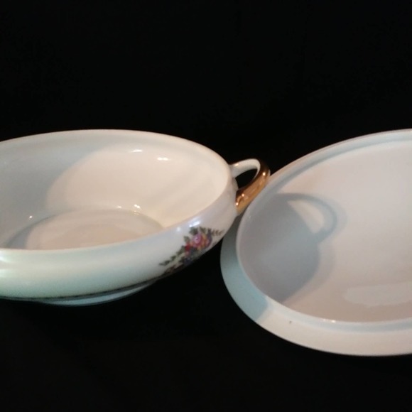 Antique Replacement China 1920s Noritake Round Covered Vegetable Bowl in Mariana - Picture 9 of 15